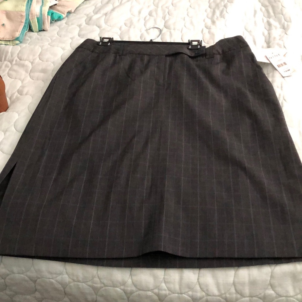 Nine West Menswear Plaid Skirt